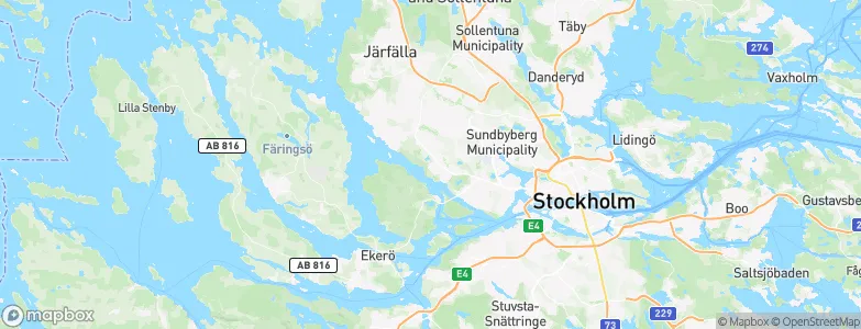 Blackeberg, Sweden Map