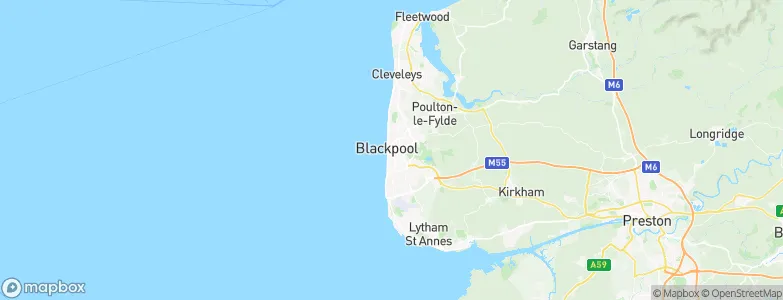 Blackpool, United Kingdom Map