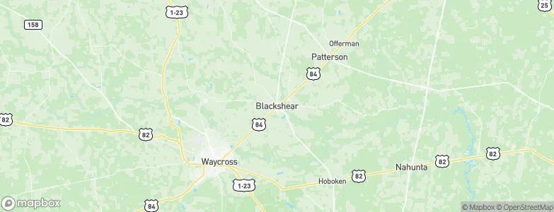 Blackshear, United States Map