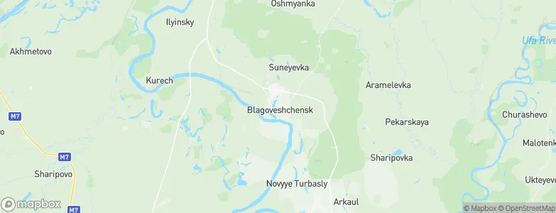 Blagoveshchensk, Russia Map