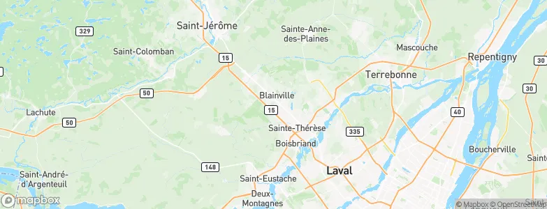 Blainville, Canada Map