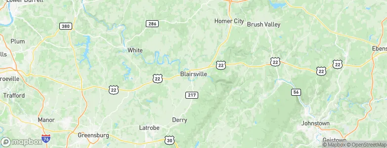 Blairsville, United States Map