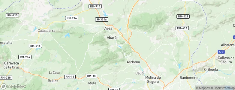 Blanca, Spain Map