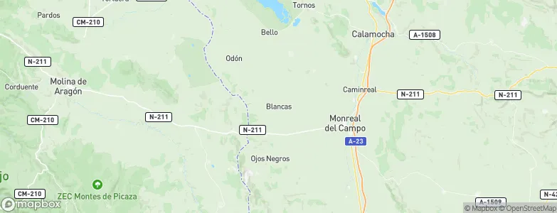 Blancas, Spain Map