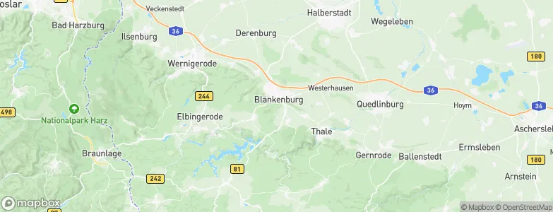 Blankenburg, Germany Map