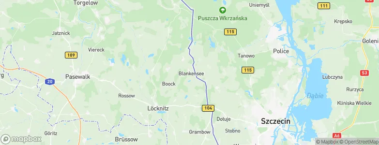 Blankensee, Germany Map