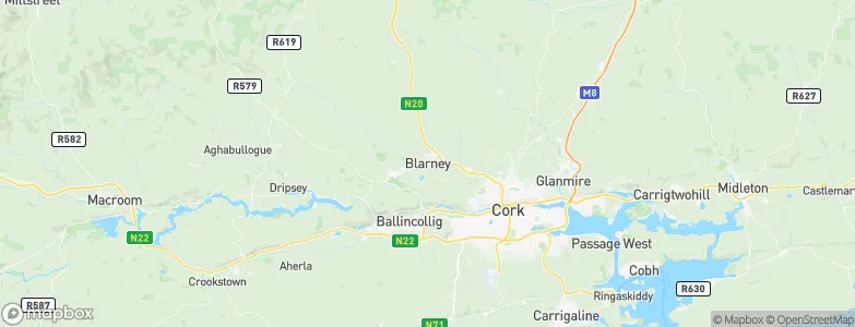 Blarney, Ireland Map