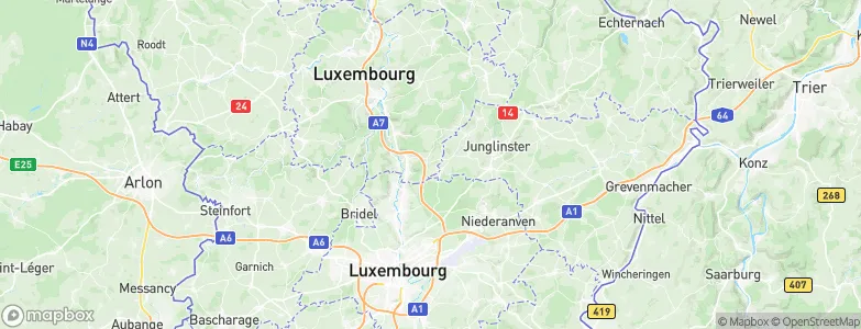 Blaschette, Luxembourg Map