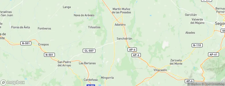 Blascosancho, Spain Map