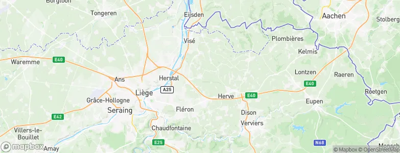 Blégny, Belgium Map