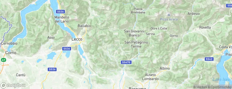 Blello, Italy Map