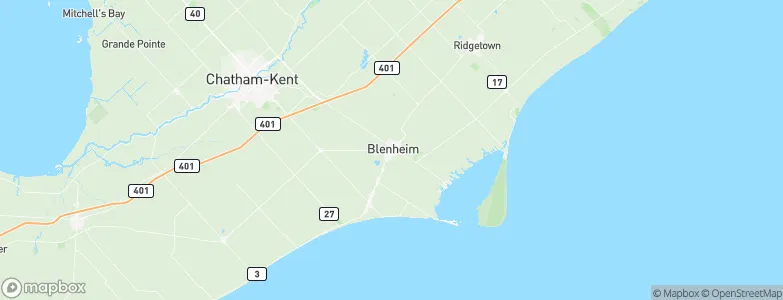 Blenheim, Canada Map