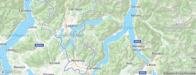 Blessagno, Italy Map