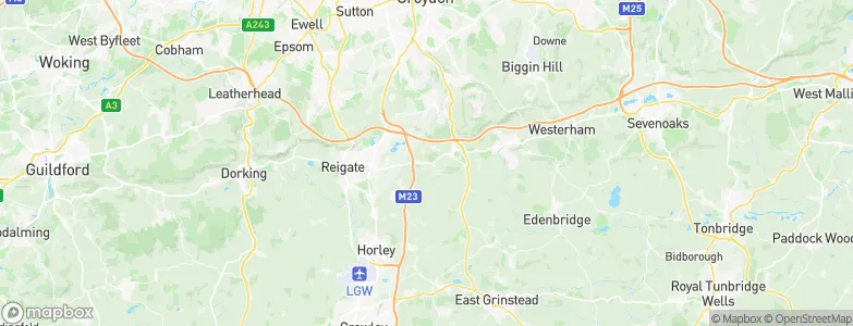 Bletchingley, United Kingdom Map