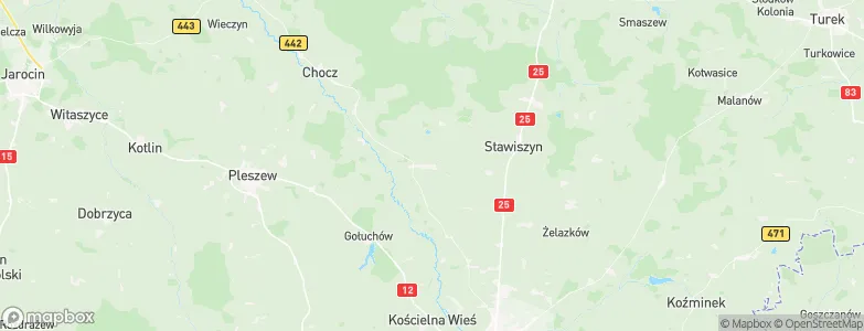 Blizanów, Poland Map