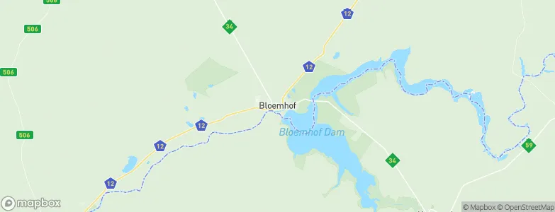 Bloemhof, South Africa Map