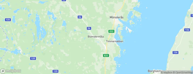 Blomstermåla, Sweden Map