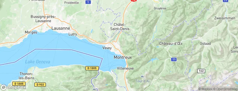 Blonay, Switzerland Map