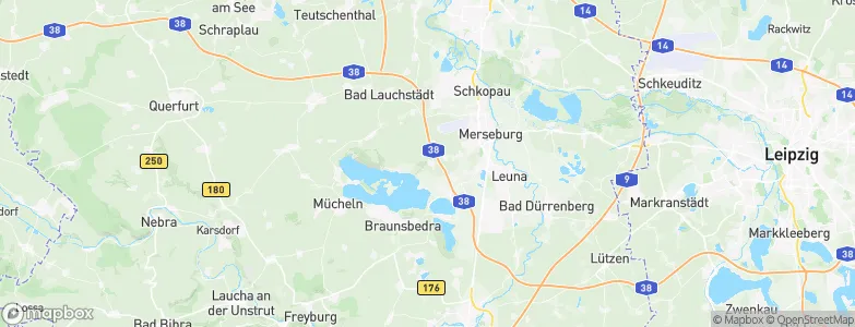 Blösien, Germany Map