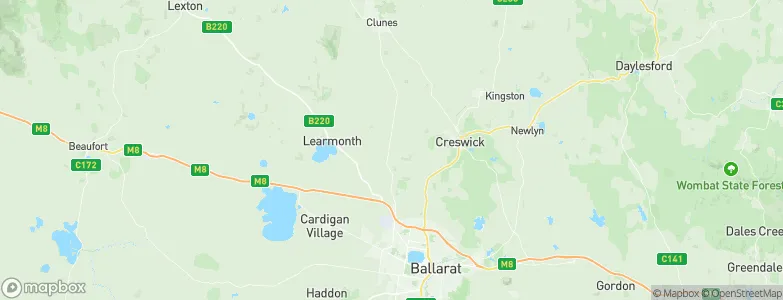 Blowhard, Australia Map