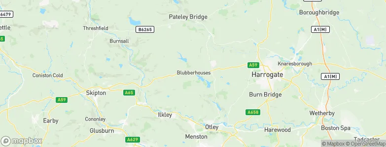 Blubberhouses, United Kingdom Map