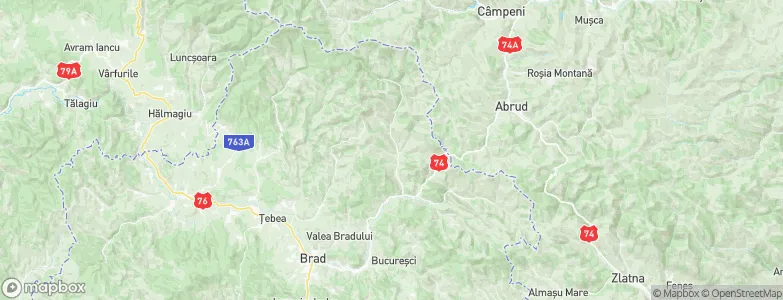 Blăjeni, Romania Map