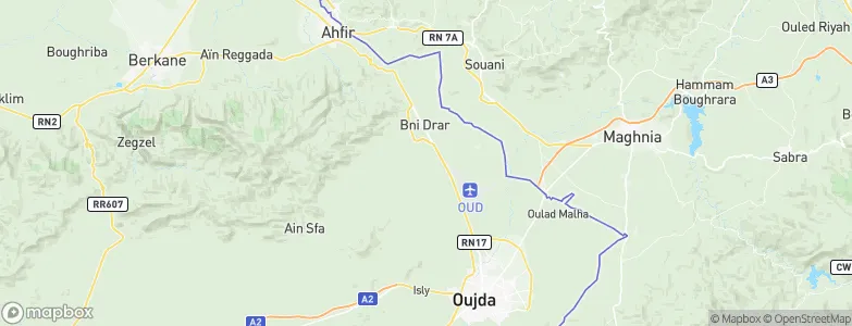 Bni Drar, Morocco Map