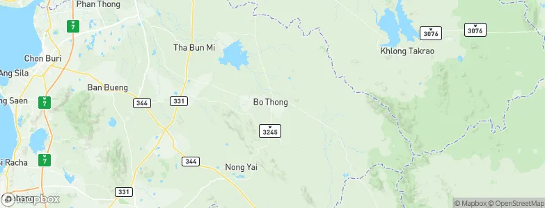 Bo Thong, Thailand Map