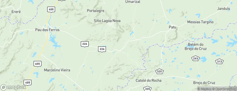 Boa Água dos Leandros, Brazil Map