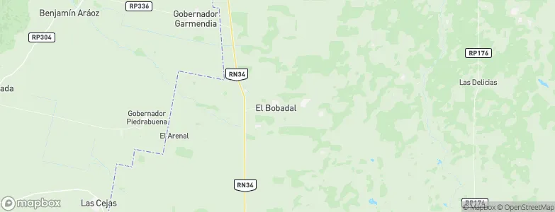 Bobadal, Argentina Map