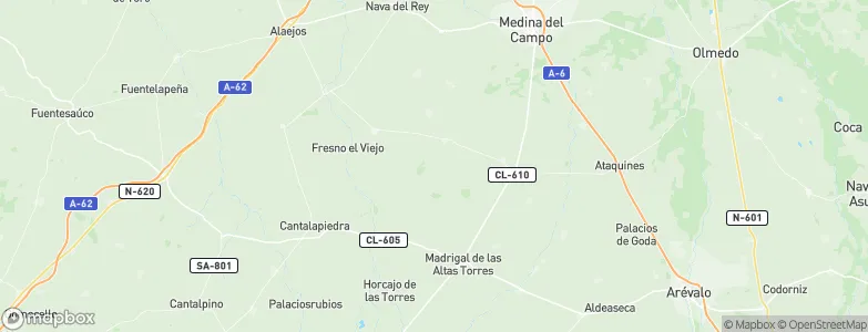 Bobadilla del Campo, Spain Map