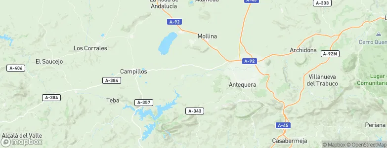 Bobadilla, Spain Map