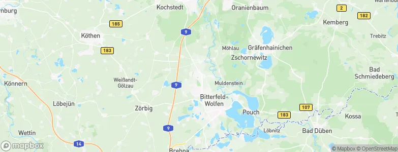 Bobbau, Germany Map