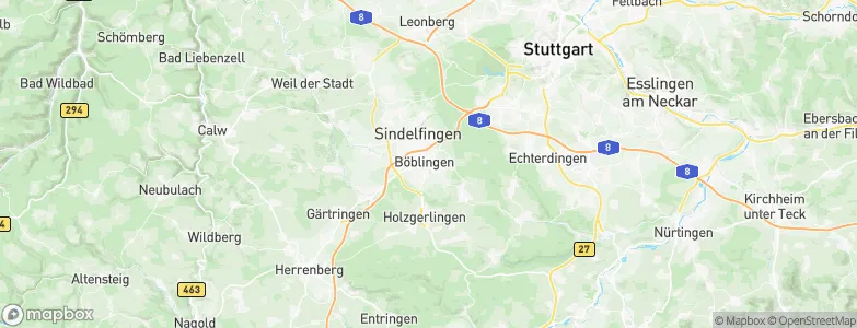 Böblingen, Germany Map