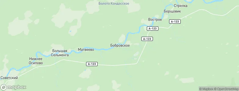 Bobrovskoye, Russia Map