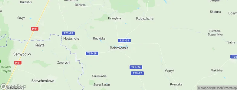 Bobrovytsya, Ukraine Map