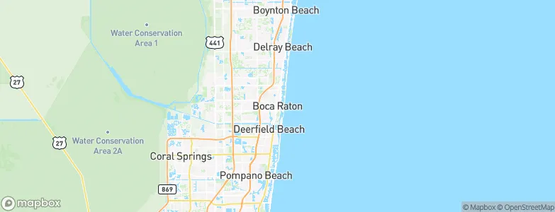 Boca Raton, United States Map