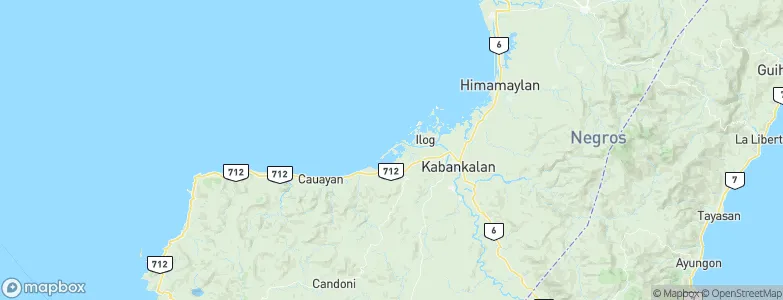 Bocana, Philippines Map