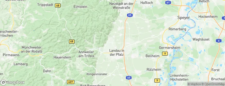 Böchingen, Germany Map