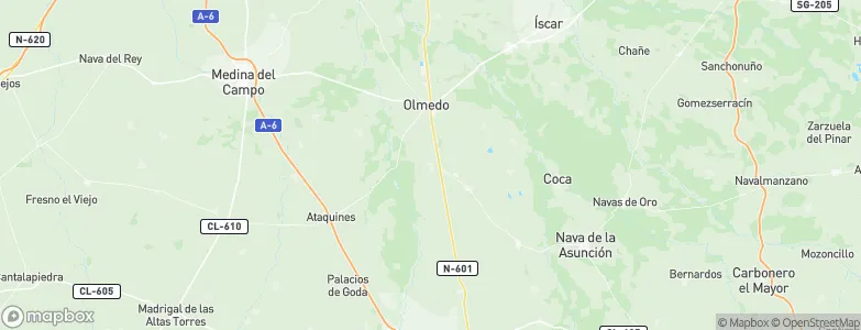 Bocigas, Spain Map