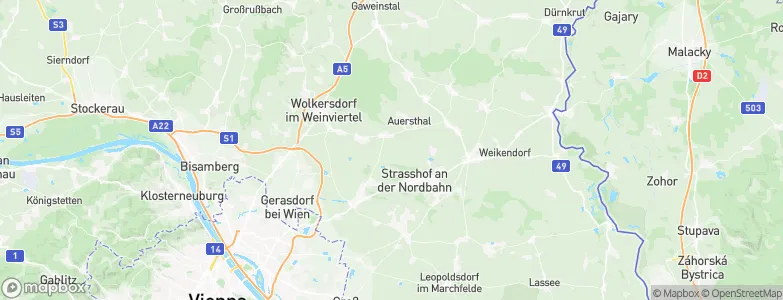 Bockfließ, Austria Map