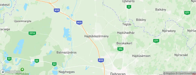 Bodahegyes, Hungary Map