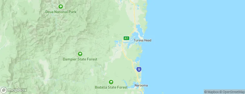 Bodalla, Australia Map