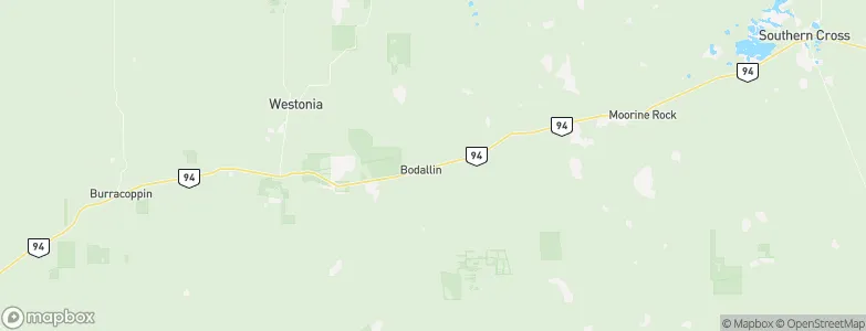 Bodallin, Australia Map