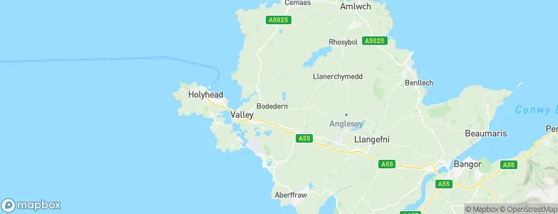 Bodedern, United Kingdom Map