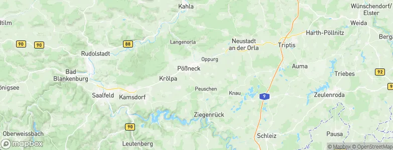 Bodelwitz, Germany Map