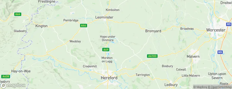 Bodenham, United Kingdom Map