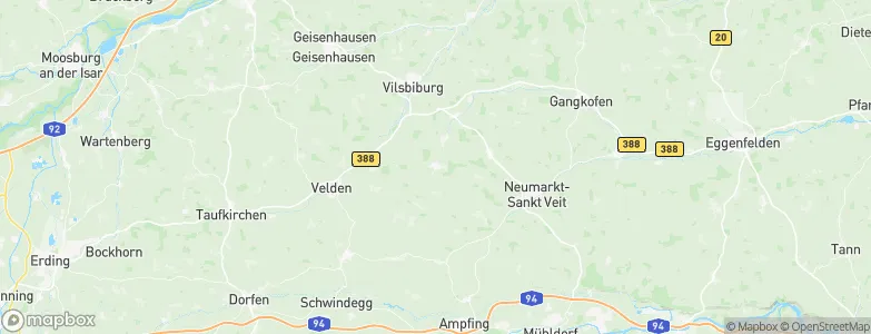 Bodenkirchen, Germany Map