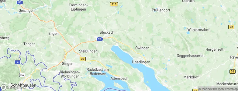 Bodman-Ludwigshafen, Germany Map