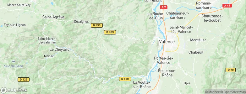 Boffres, France Map